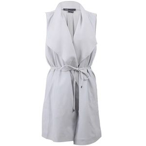 Vince Soft Leather Wrap Vest